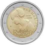 San Marino 2 Euro 2020 Raffaello (Rafaël) UNC