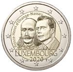 Luxemburg 2 Euro 2020 Prins Hendrik met Muntteken UNC