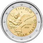 San Marino 2 Euro 2020 Tiepolo UNC