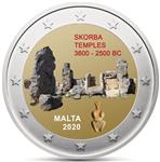 Malta 2 Euro 2020 Ta Skorba Tempels Gekleurd