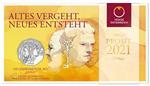 Oostenrijk 5 Euro 2021 Janus Zilver BU