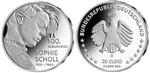 Duitsland 20 Euro 2021 Sophie Scholl