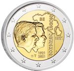 België 2 Euro 2021 'BLEU' UNC