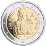 San Marino 2 Euro 2021 Albrecht Dürer UNC
