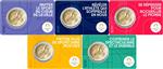 Frankrijk 2 Euro 2021 Olympische Spelen Coincard Serie van 5