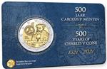 België 2 Euro 2021 'Carolus V' Coincard Nederlands