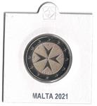 Malta 2 Euro 2021 Normaal met F in de ster