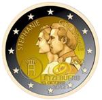 Luxemburg 2 Euro 2022 'Huwelijk Guillaume en Stephanie'