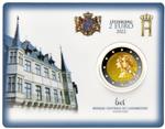 Luxemburg 2 Euro 2022 'Huwelijk Guillaume en Stephanie' Coincard