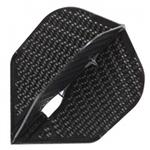 L Style Champagne Dart Flights Shape Dimple Black