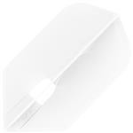 L Style Champagne Dart Flights Slim White