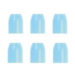 L Style Champagne Rings Caps Light Blue (6 Stuks)