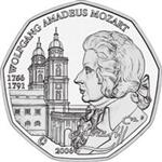 Oostenrijk 5 Euro 2006 Mozart