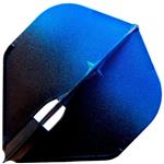 L Style Two Tone Flights L1 Black Blue