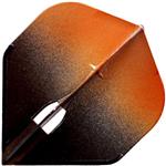 L Style Two Tone Flights L1 Black Orange