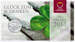 Oostenrijk 5 Euro 2014 Nieuwjaarsmunt -Zilver-