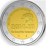 België 2 Euro 2014 Eerste Wereldoorlog