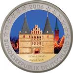 Duitsland 2 Euro 2006 Holstentor Gekleurd