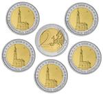 Duitsland 2 Euro 2008 Hamburg Serie van 5