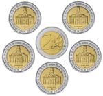 Duitsland 2 Euro 2009 Saarland Serie van 5