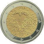 Finland 2 Euro 2008 Mensenrechten