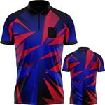 Arraz Shard Dart Shirt Black/Blue-Red