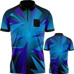 Arraz Shard Dart Shirt Black/Blue-Purple