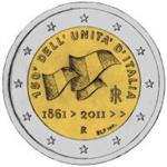 Italië 2 Euro 2011 -150 jaar Italië-