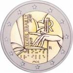 Italië 2 Euro 2009 Braille