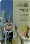 San Marino 2 Euro 2011 Pausbezoek Coincard