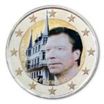 Luxemburg 2 Euro 2007 Paleis Grand Ducal Gekleurd
