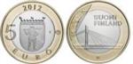 Finland 5 Euro 2012 Lapland Houthakkersbrug