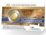 Nederland 2 Euro 2013 Dubbel portret Coincard BU