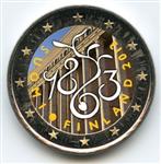 Finland 2 Euro 2013 Parlement 1863 Gekleurd