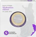 Finland 5 Euro 2014 Karelië Koekoek Proof