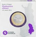 Finland 5 Euro 2014 Savonia Parelduiker Proof