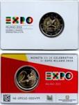 Italië 2 Euro 2015 Expo Coincard