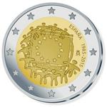 Spanje 2 Euro 2015 30 Jaar Europese Vlag