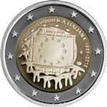 Italië 2 Euro 2015 30 Jaar Europese Vlag