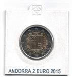 Andorra 2 Euro 2015 UNC Normaal