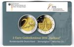 Duitsland 2 Euro 2016 Coincard Sachsen D - München
