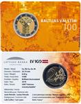 Letland 2 Euro 2018 Coincard Baltische Onafhankelijkheid
