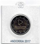 Andorra 2 Euro 2017 Pyreneeën Land in Munthouder
