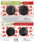 Nederland 2 Euro 2018 Coincard Nr. 5 Tulpen