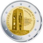Andorra 2 Euro 2018 25 Jaar Constitutie in Munthouder