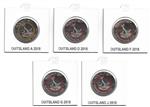 Duitsland 5 Euro 2018 Subtropische Zone set van 5