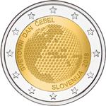Slovenië 2 Euro 2018 Wereldbijendag
