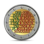 Portugal 2 Euro 2018 250 Jaar Nationale Drukkerij Gekleurd