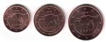 Estland 1+2+5 Cent 2018