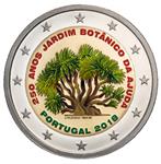 Portugal 2 Euro 2018 Botanische Tuin Gekleurd